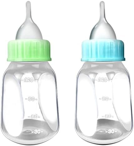 2pcs Kitten Milk Bottle Kit 120ml Puppy Feeding Bottle for Puppies Kitten Dog Bowls & Feeders Pet Clever