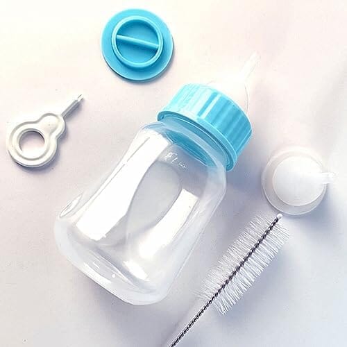 2pcs Kitten Milk Bottle Kit 120ml Puppy Feeding Bottle for Puppies Kitten Dog Bowls & Feeders Pet Clever