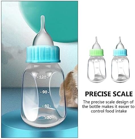 2pcs Kitten Milk Bottle Kit 120ml Puppy Feeding Bottle for Puppies Kitten Dog Bowls & Feeders Pet Clever