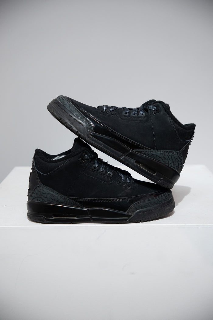 Jordan 3 Black Cat GS (Taille 38,5)