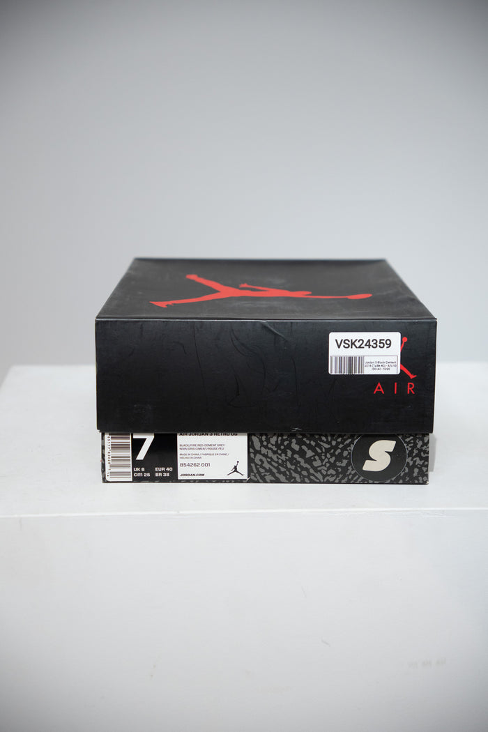 Jordan 3 Black Cement 2018 (Taille 40)