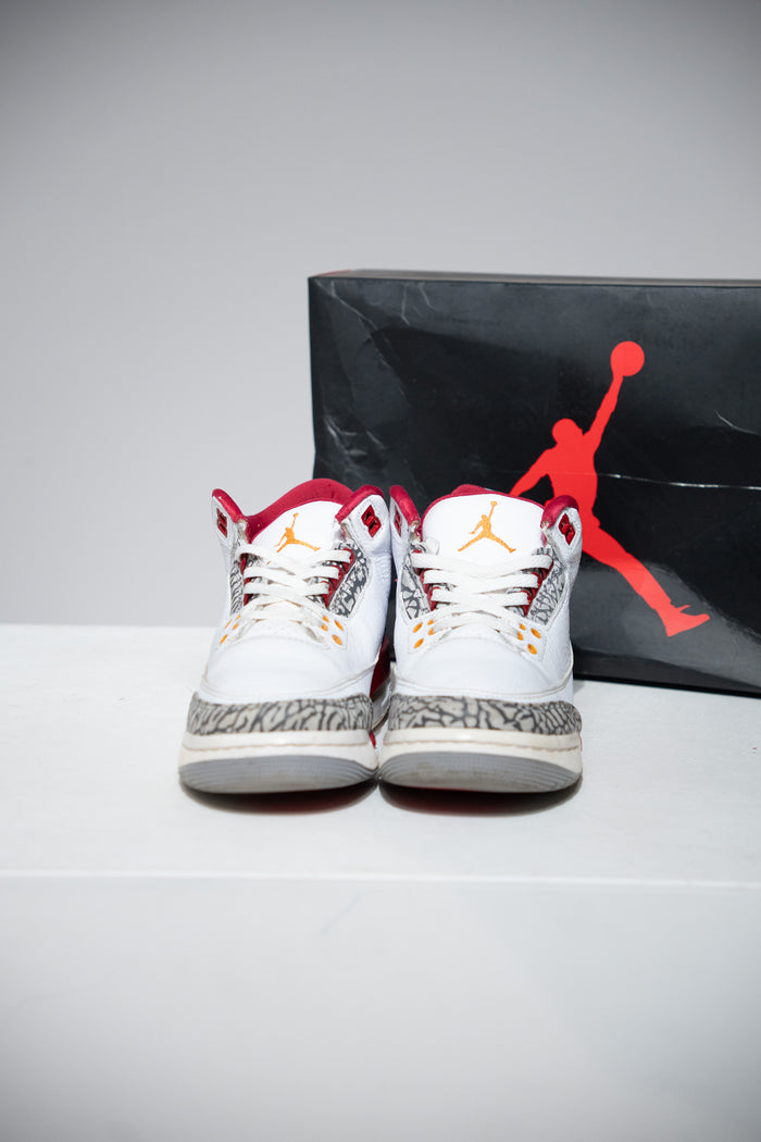 Jordan 3 Cardinal Red GS (Taille 38)