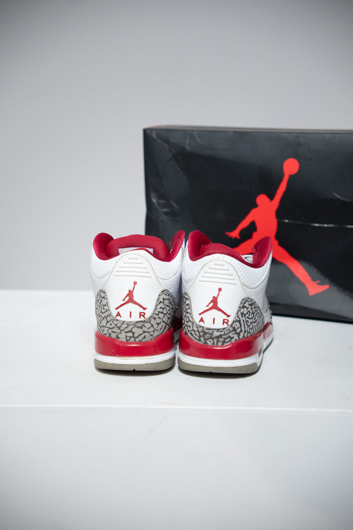 Jordan 3 Cardinal Red GS (Taille 38)