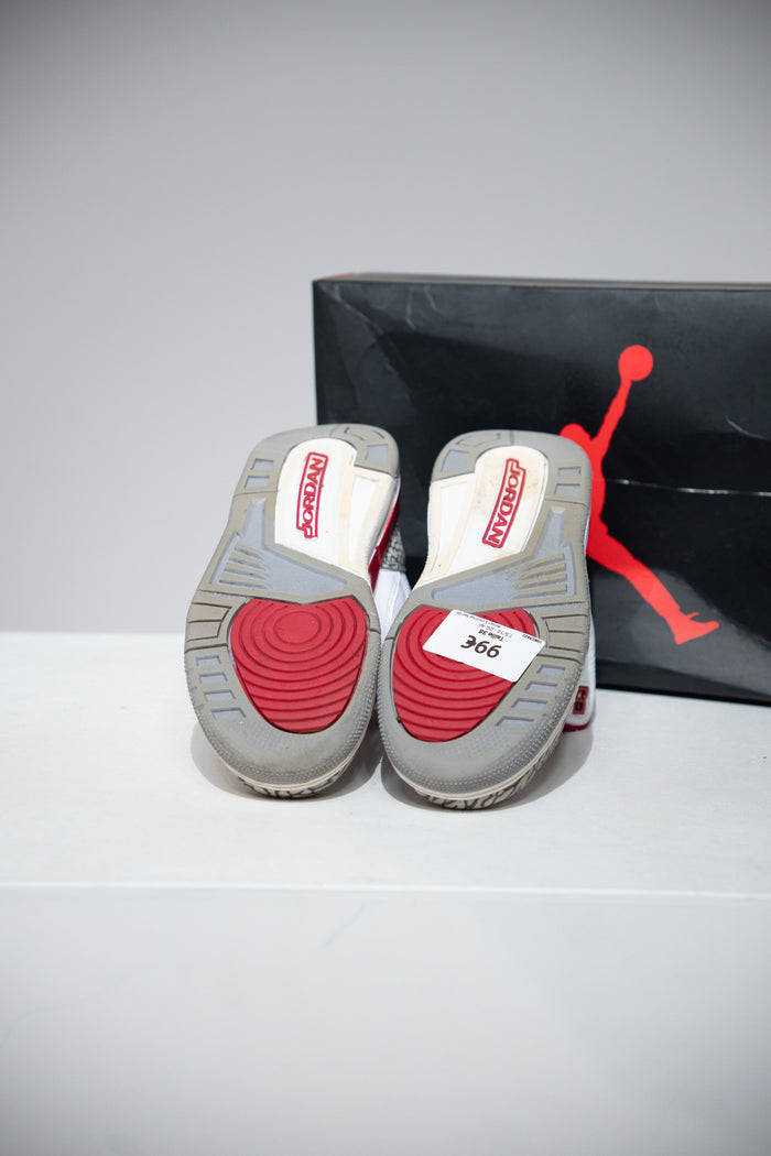 Jordan 3 Cardinal Red GS (Taille 38)