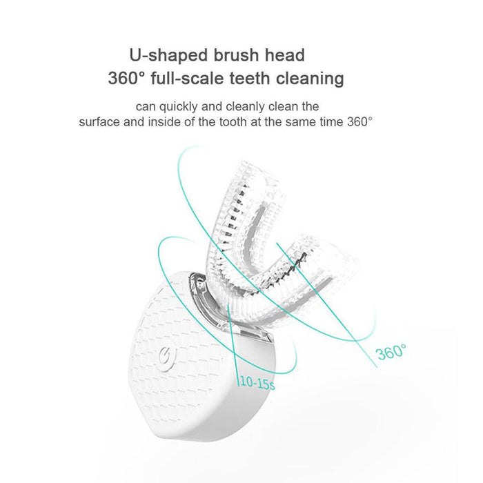 360° Sonic Toothbrush - Teeth Whitener and Gum Massager