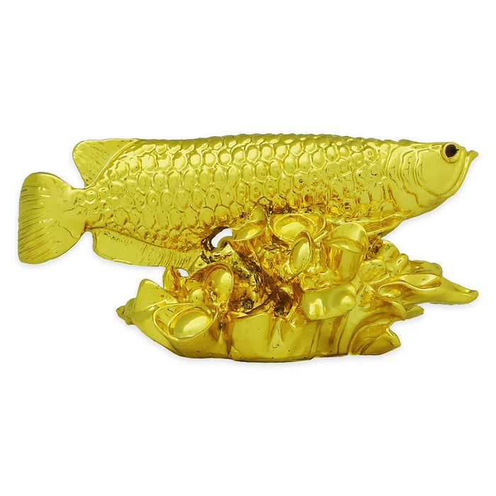 5" Arowana on Gold Ingots