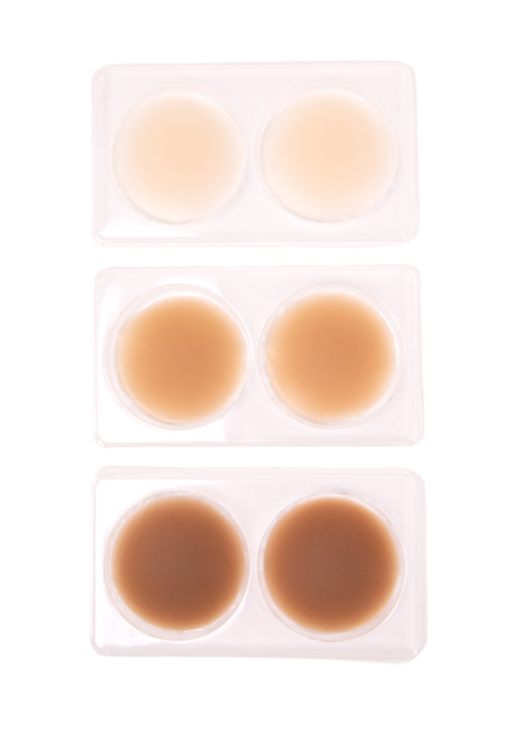 light medium dark color boob-eez nipple petals