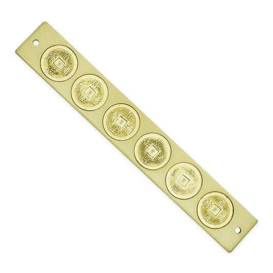 7.8" Six Emperors Coins Strip/Ruler