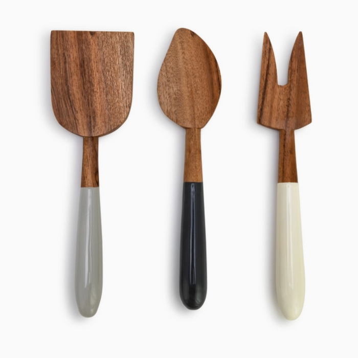 Acacia Cheese Knife Set