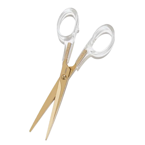 Acrylic Scissors in Gold