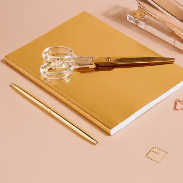 Acrylic Scissors in Gold
