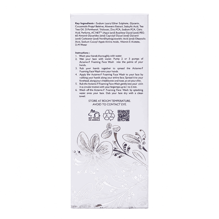 Actame F Foaming Facewash 150ml