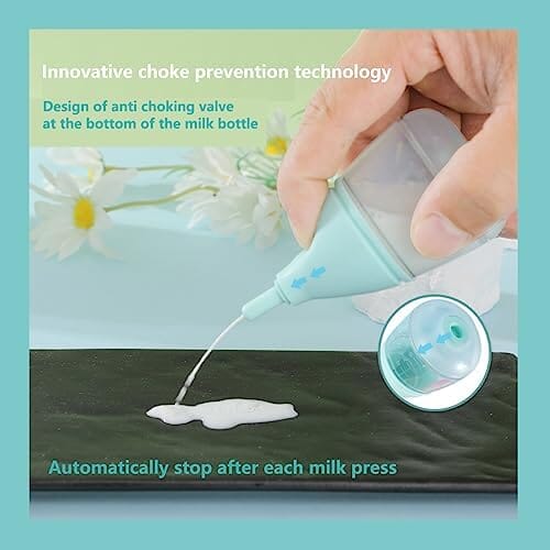 Anti-Choking Puppy Feeder Design with 3pcs Replaceable and Reusable Silicone Nipples Dog Bowls & Feeders Pet Clever