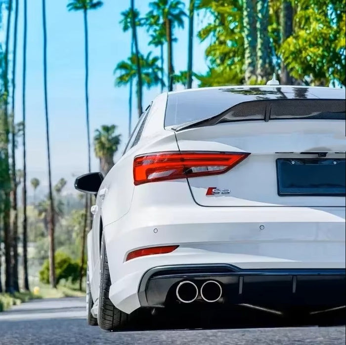 Audi A3/S3/RS3 8V Duckbill Spoiler Lip V.2 for Saloon - Lur Design