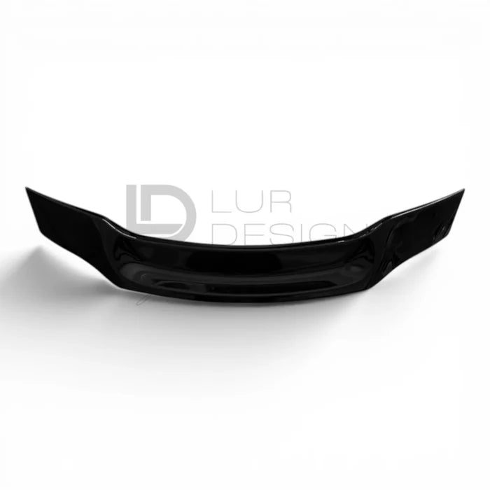 Audi A3 8V with black rear duckbill spoiler lip on a white background, featuring Lur Design branding.