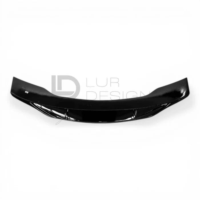 Audi A3 8V with black rear duckbill spoiler lip on a white background, featuring Lur Design branding.