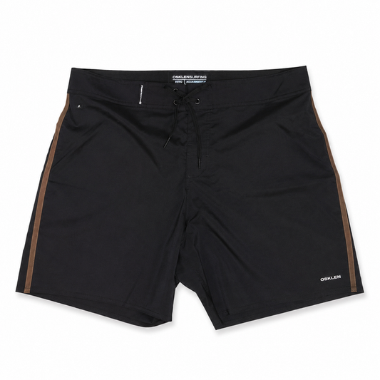 Bermuda Surf Osklen Aquaone Flex Side Tape Preto/Marrom