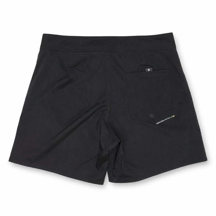 Bermuda Surf Osklen Aquaone Flex Side Tape Preto/Marrom
