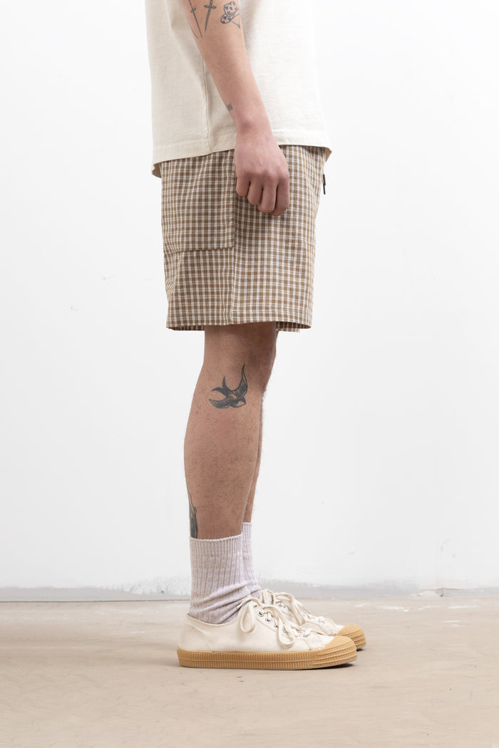 Blacksmith - Check Club Shorts - Tan