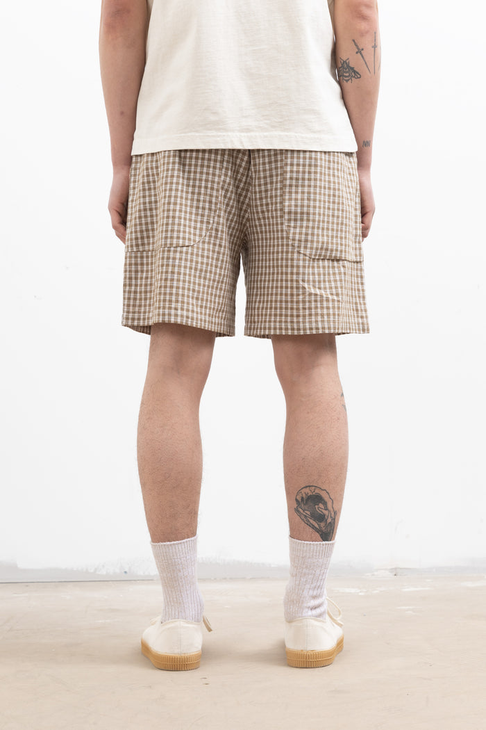 Blacksmith - Check Club Shorts - Tan