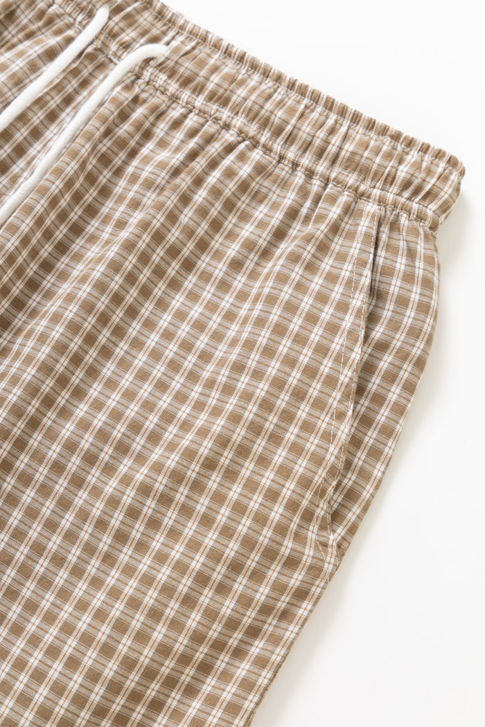 Blacksmith - Check Club Shorts - Tan