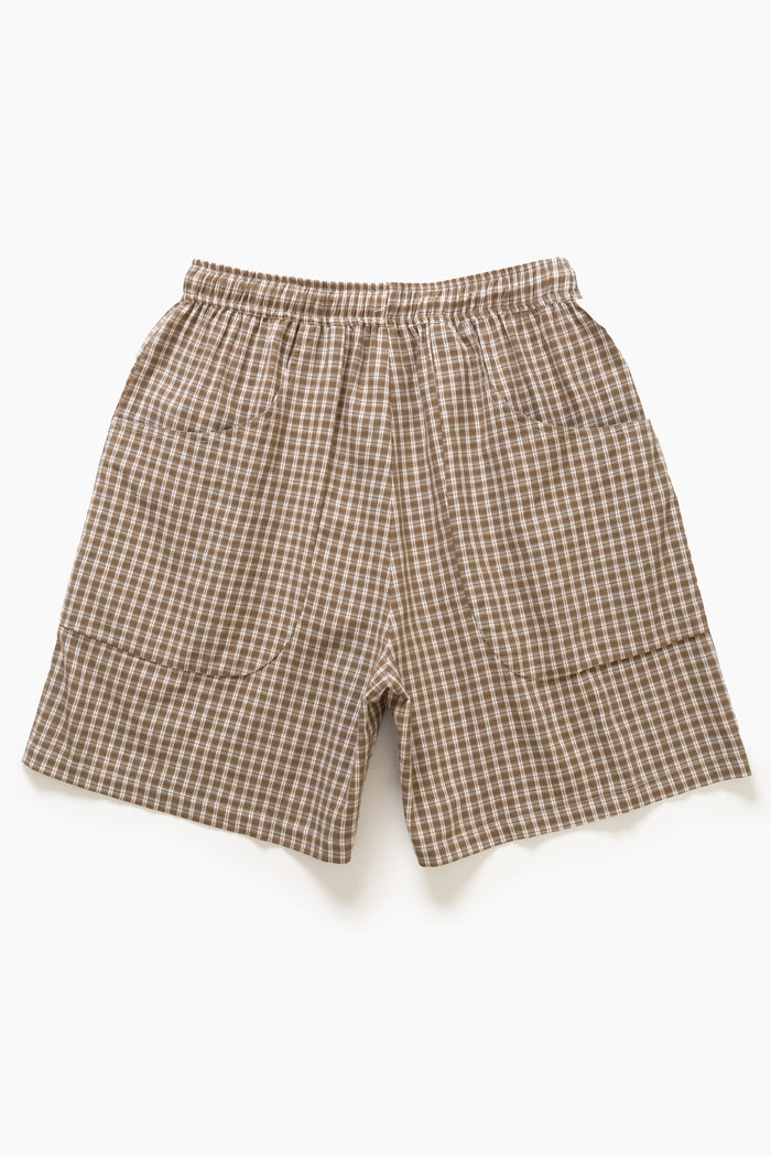 Blacksmith - Check Club Shorts - Tan