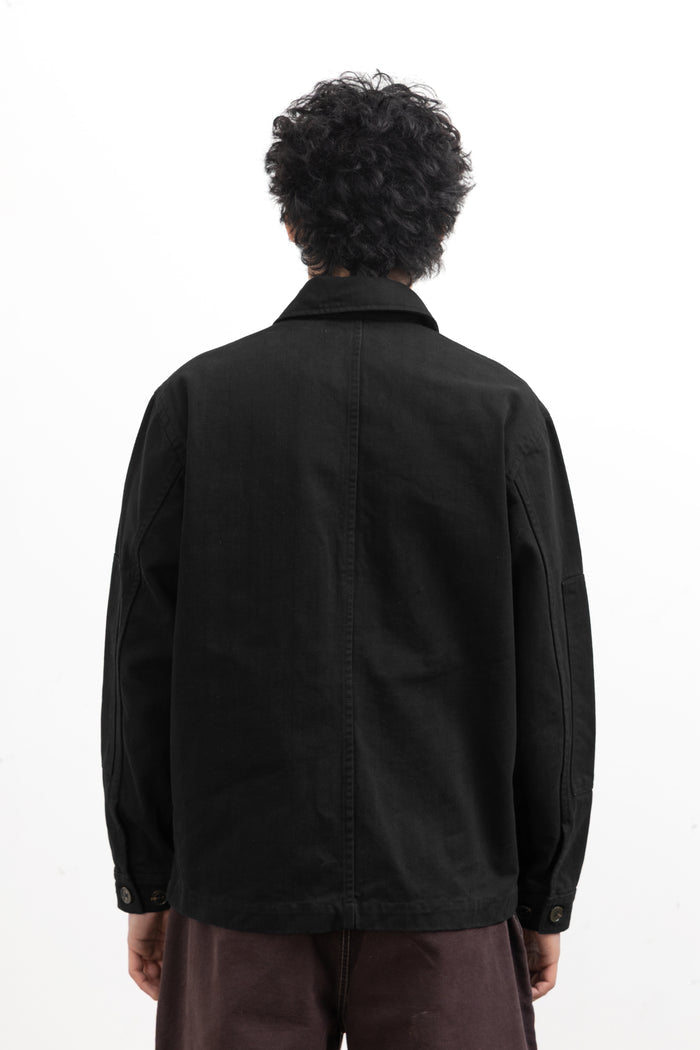 Blacksmith - Herringbone Jungle Jacket - Black