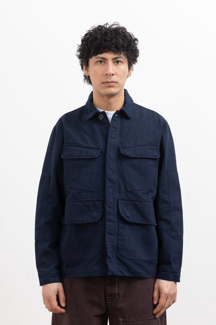 Blacksmith - Herringbone Jungle Jacket - Navy