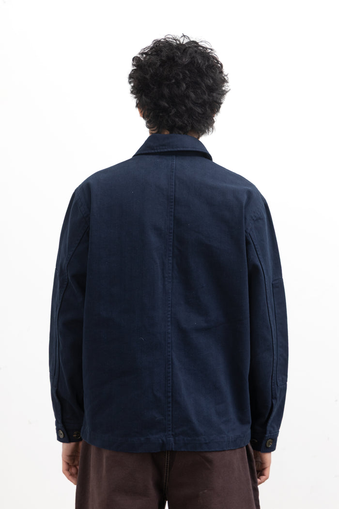 Blacksmith - Herringbone Jungle Jacket - Navy