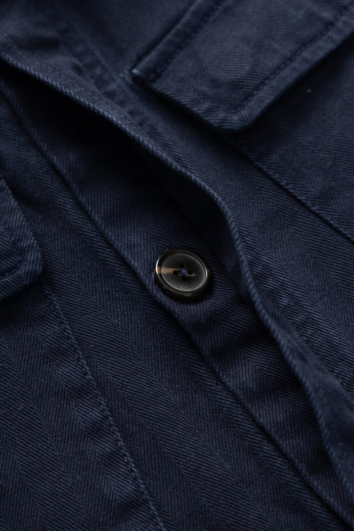 Blacksmith - Herringbone Jungle Jacket - Navy