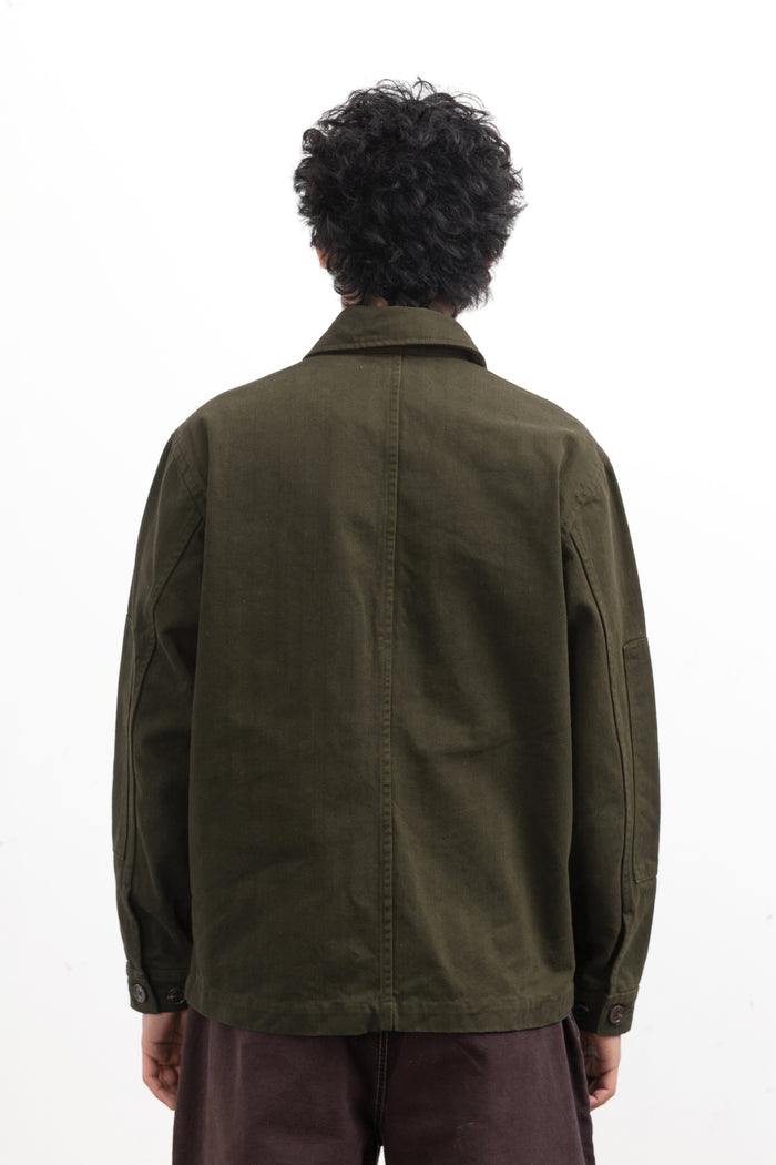 Blacksmith - Herringbone Jungle Jacket - Olive