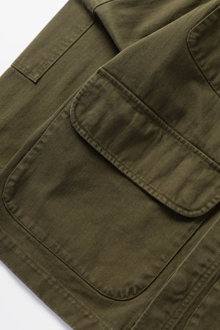 Blacksmith - Herringbone Jungle Jacket - Olive
