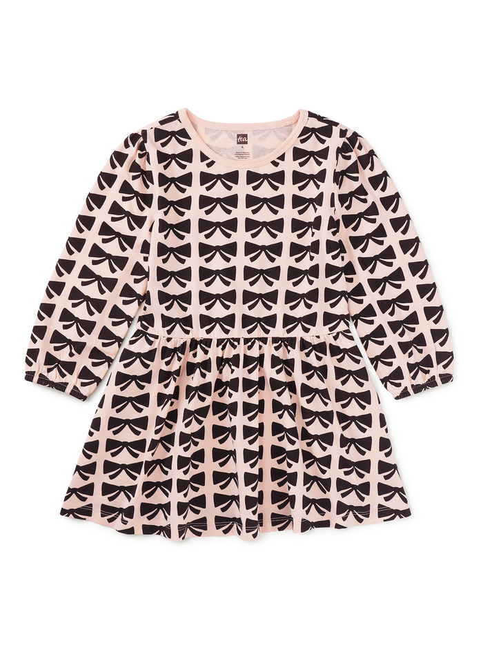 Blouson Sleeve Pocket Dress