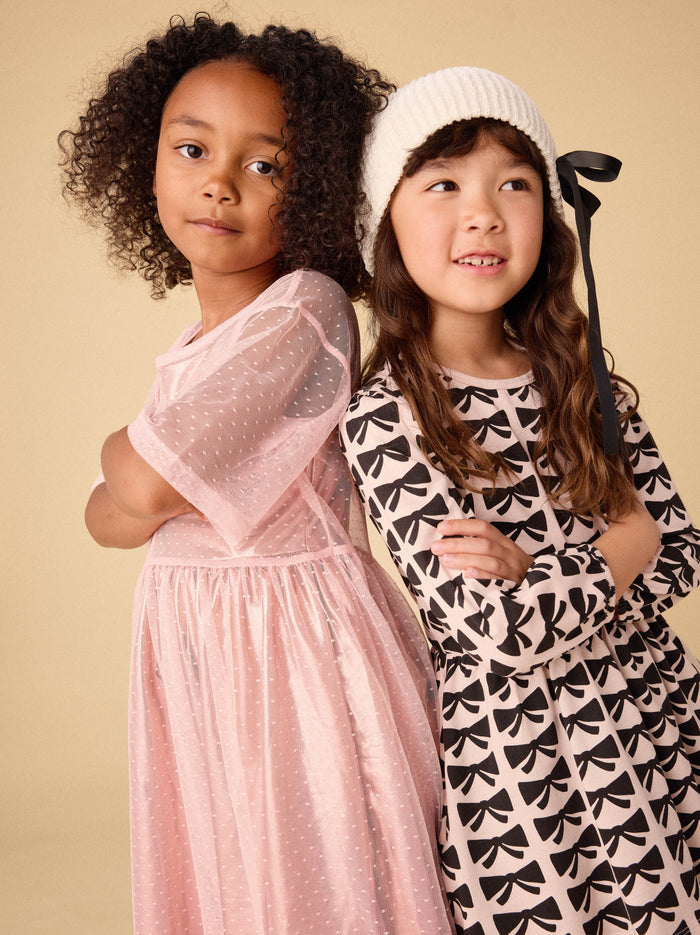 Blouson Sleeve Pocket Dress
