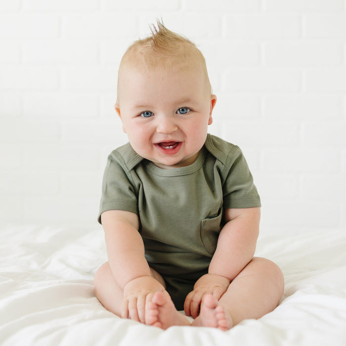 Bodysuit in Olive