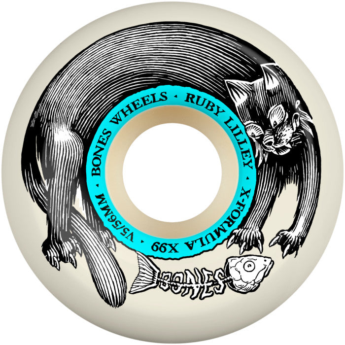 BONES LILLEY BLACK CAT X-FORMULA SIDECUT WHEELS (56MM/99A)