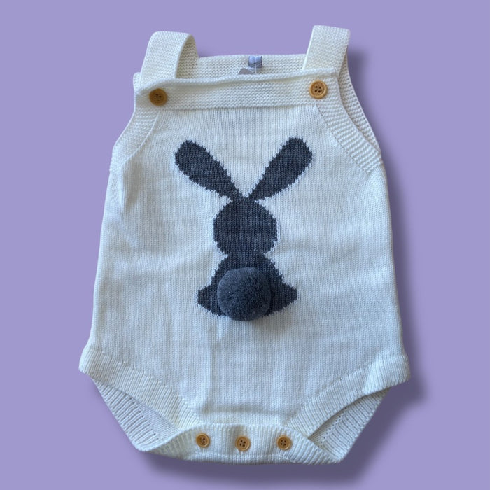 Bunny Knit Romper 3-6m