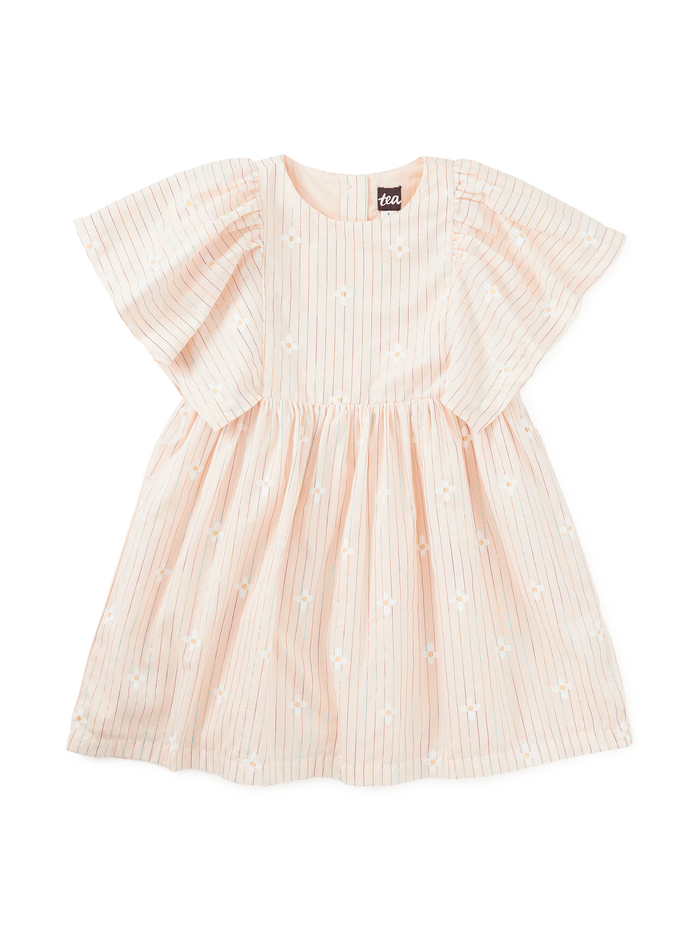 Butterfly Sleeve Twirl Dress