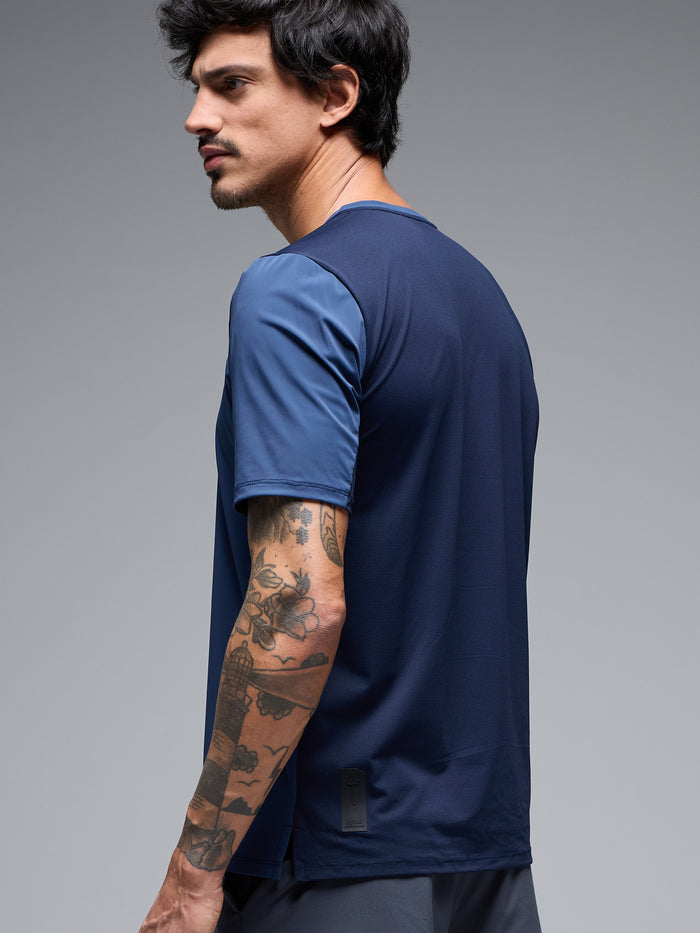 BYND OSAKA T-SHIRT - BLUE STEEL