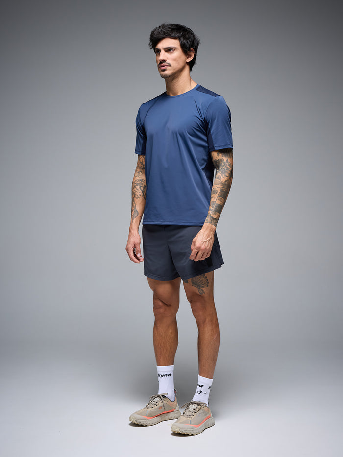 BYND OSAKA T-SHIRT - BLUE STEEL