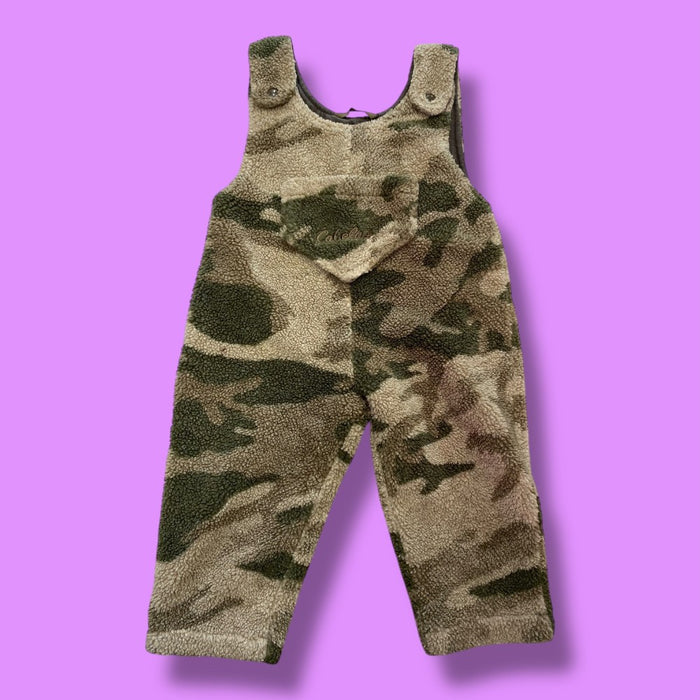 Cabellas camo fleece Overalls 2T