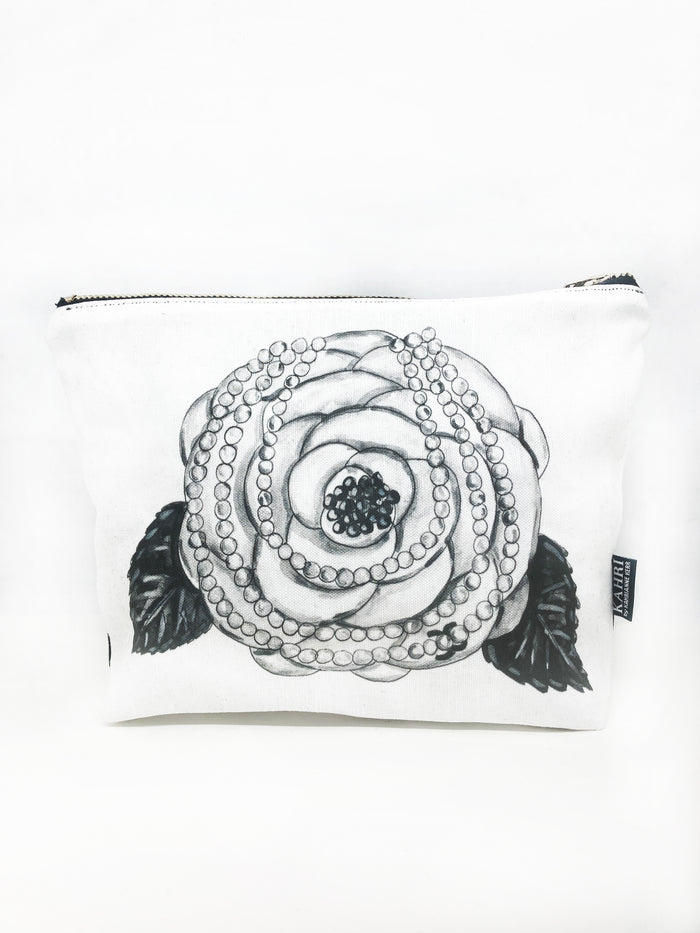Camellia T Bottom Cosmetic Bag
