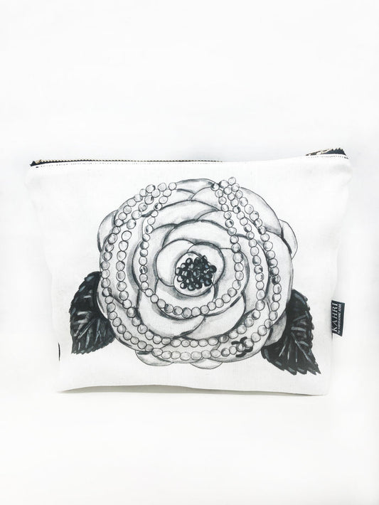 Camellia T Bottom Cosmetic Bag