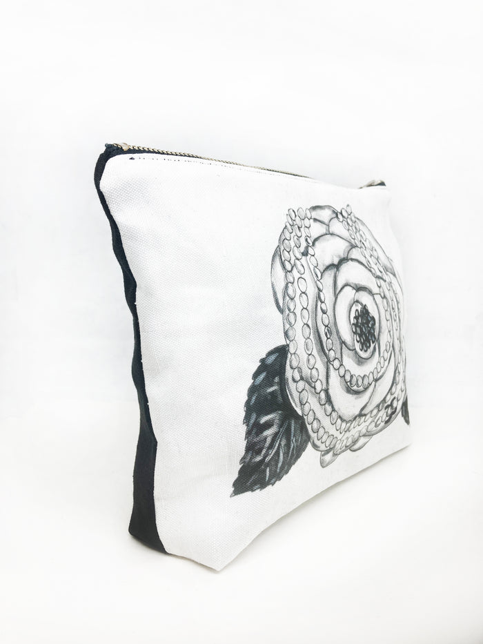 Camellia T Bottom Cosmetic Bag