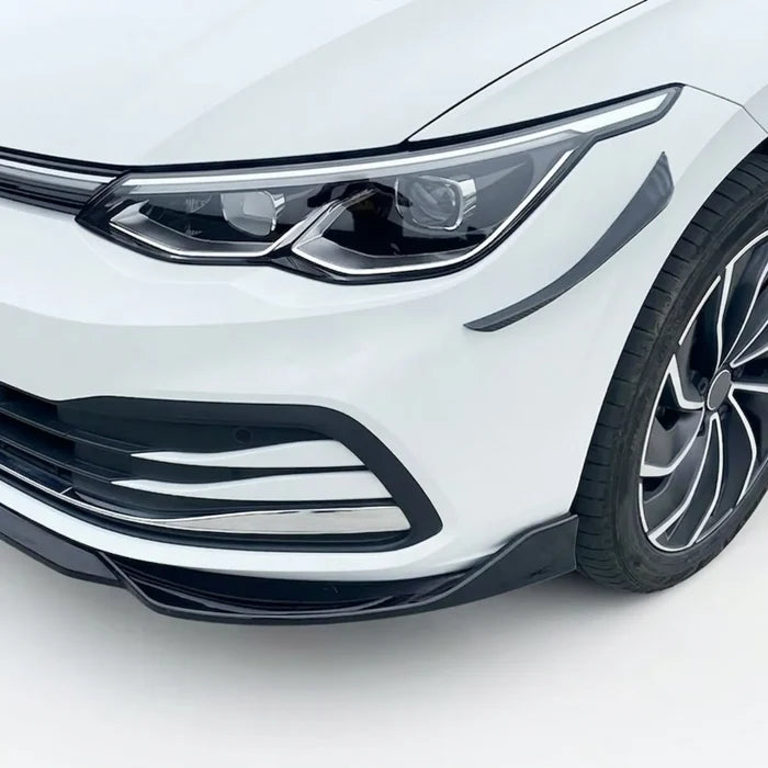 Front Bumper canards for volkswagen Golf 8/GTI/R Line -LUR DESIGN