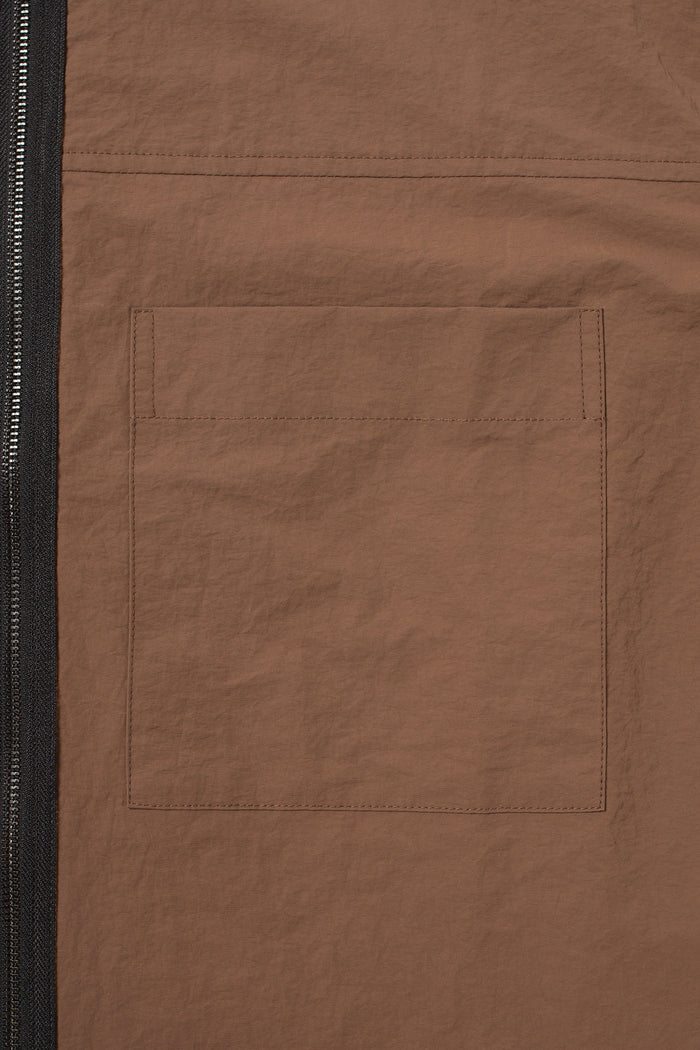 Candice - Air Nylon Shirt Jacket - Brown