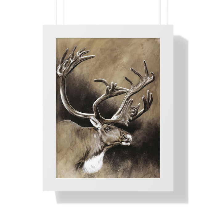 "Caribou" Framed Paper Print