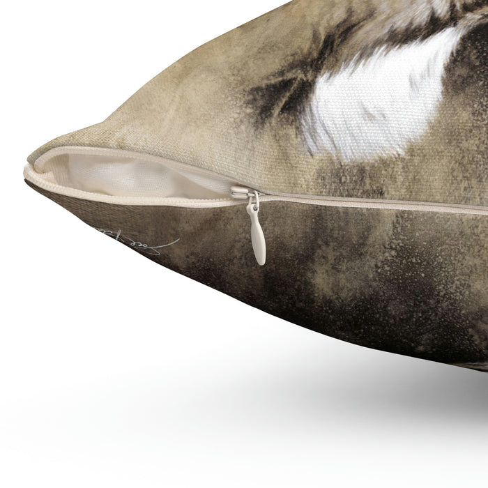 "Caribou" Square Pillow