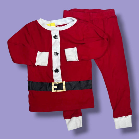 carters santa pjs 18m