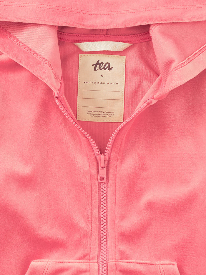 Cat Ears Velour Hoodie